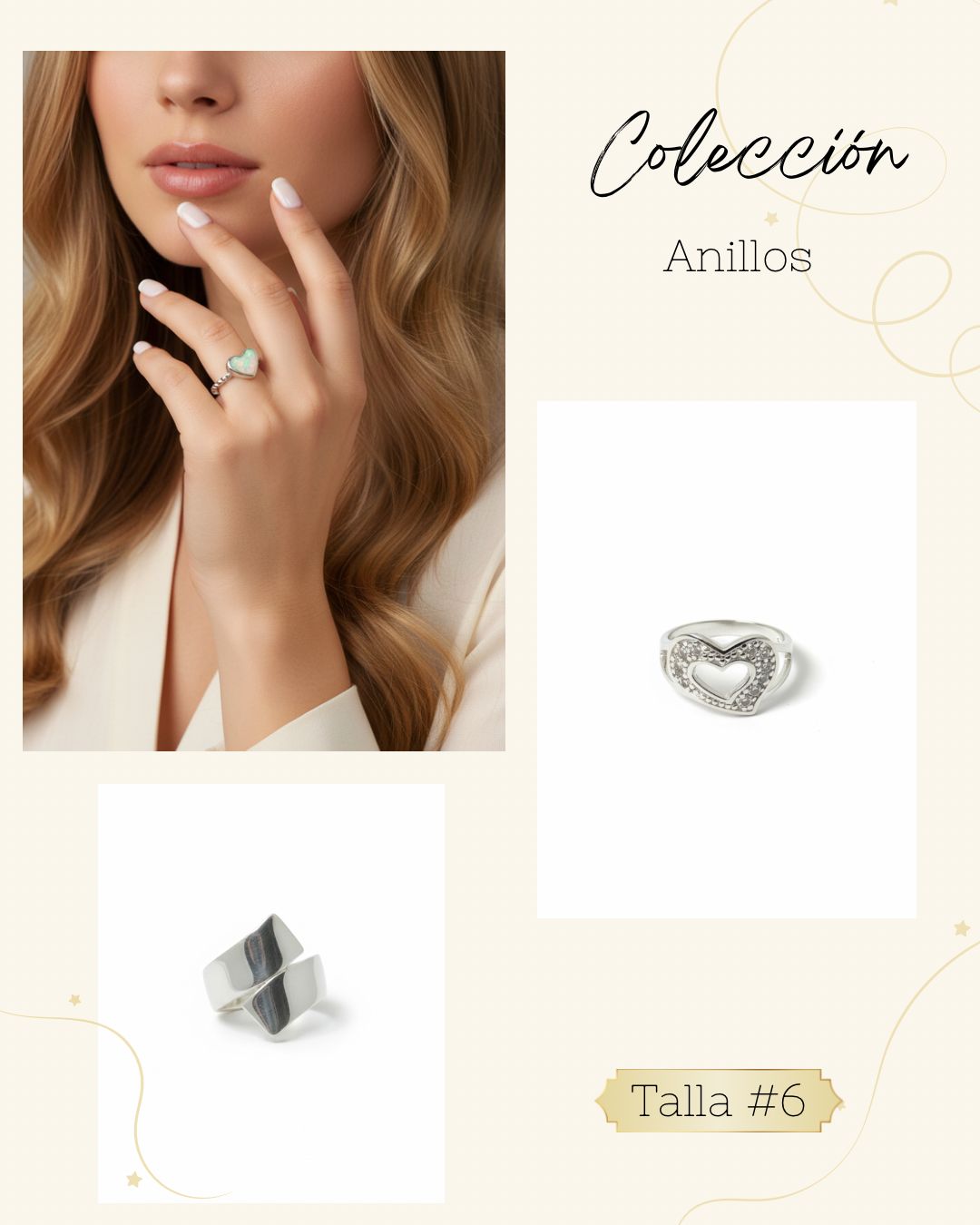 Anillos para mujer  talla #5 #6