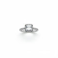 Anillo Solitario Rectangular Talla 8