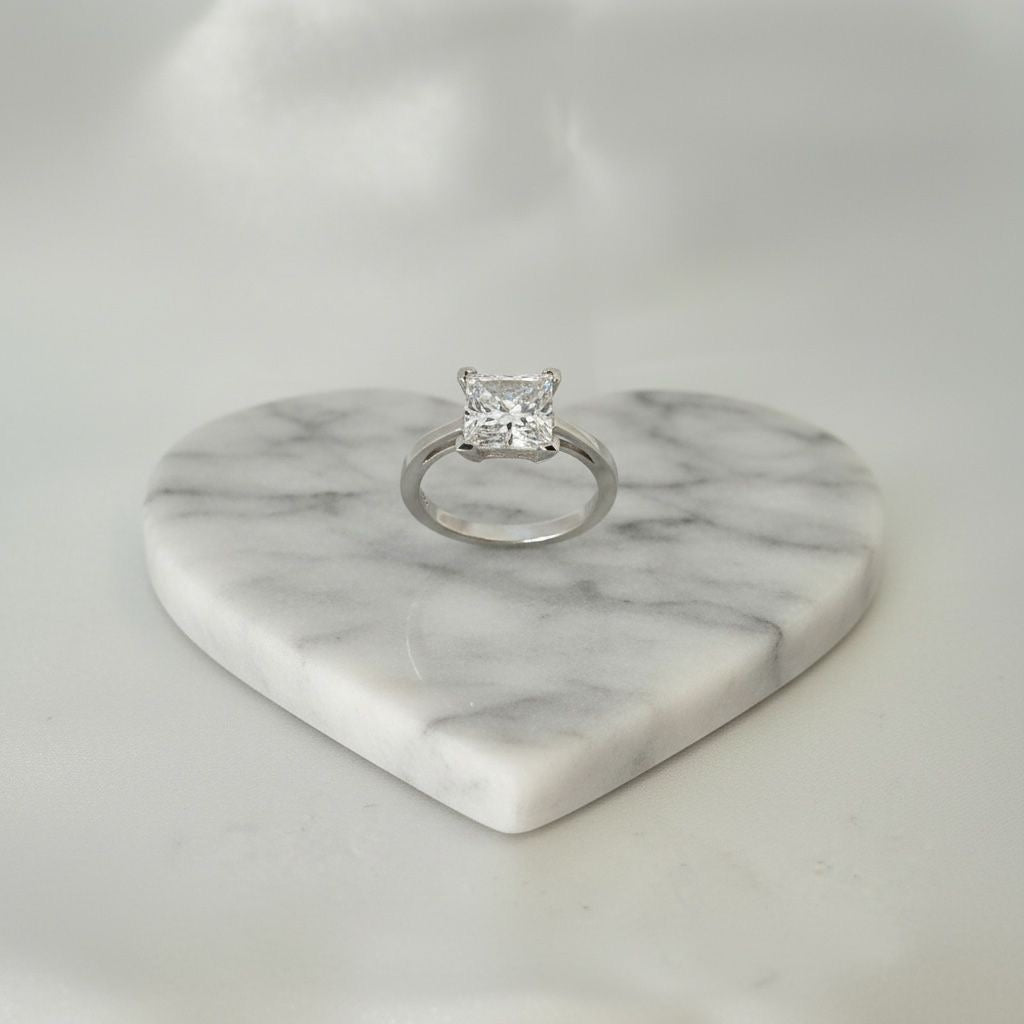 Anillo Solitario Princess Talla 6