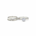 Set de Argollas de Compromiso Talla 6 y 5.5