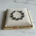 Pulsera de Rosas en Plata Esterlina