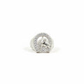 Anillo Sello Hombre Caballo Herradura Talla 13