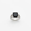 Anillo Ónix Negro Esmeralda Talla 9.5