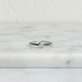 Anillo Corazón Bisel Talla 7.5