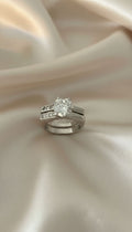 Set de Argollas de Compromiso Talla 5.5