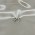 Anillo Abierto Doble Espiral Bolitas Centrales Talla 8