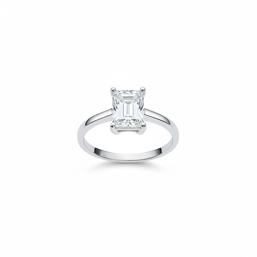 Anillo Solitario Talla 8