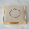 Pulsera Cadena con Bolitas y Cierre Toggle