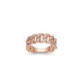 Anillo Cadena Cubana Talla 10