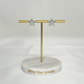 Aretes Topo Estrella Pavé de Zirconias
