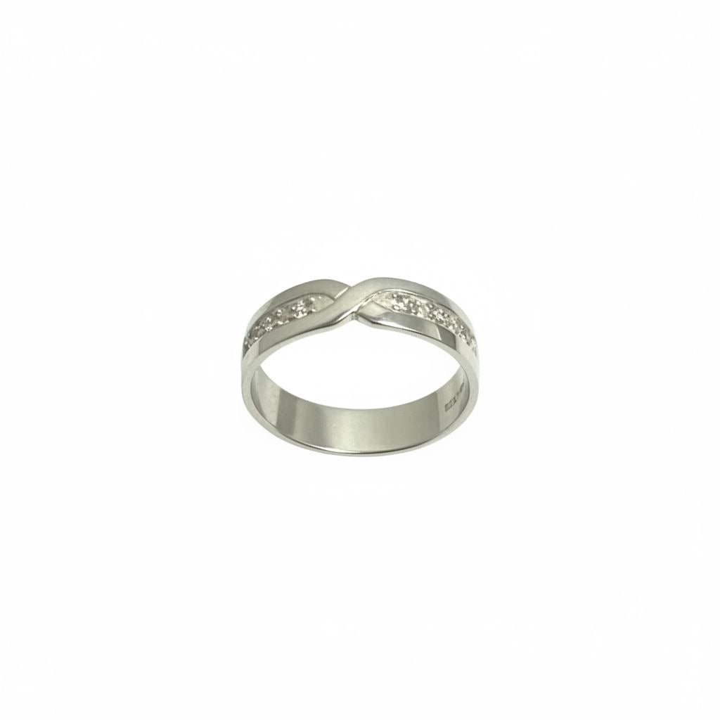 Anillo Infinito Trenzado Talla 11
