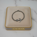 Pulsera Bolas con Ancla