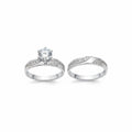 Set Dúo Compromiso Solitario Talla 9