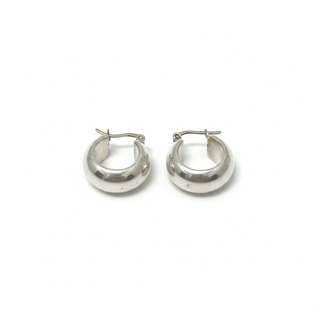 Argollas Chunky Lisas 2x2cm