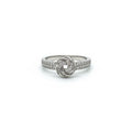 Anillo Nudo Amor Pavé Talla 7.5