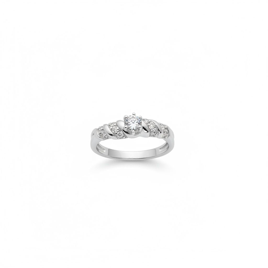 Anillo Solitario Talla 8