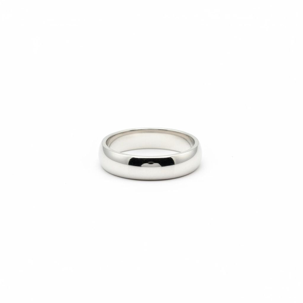 Anillo Banda Ancha Convexa Lisa Talla 13