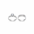 Set Dúo Compromiso Solitario Talla 9