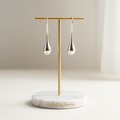 Aretes Colgantes Gota de Agua Lisa