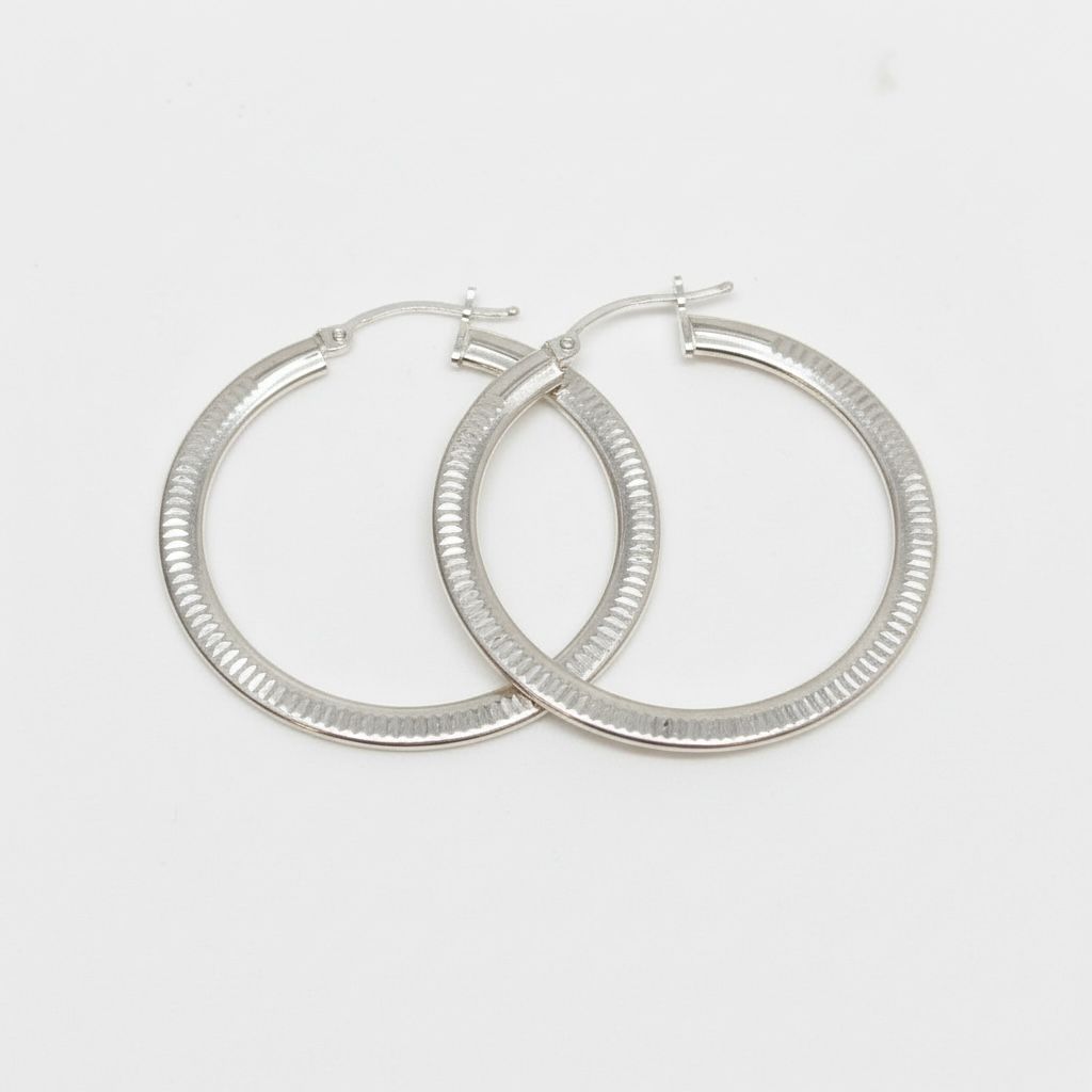Argollas Diamantadas 3.5cm