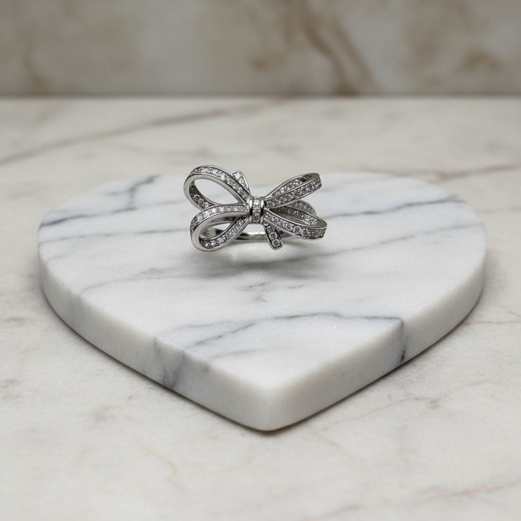 Anillo Moño Pavé Talla 7