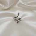 Anillo Serpiente Enroscada Talla 8