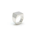 Anillo Sello Cuadrado Liso  Talla 8.5, 11.5, 12