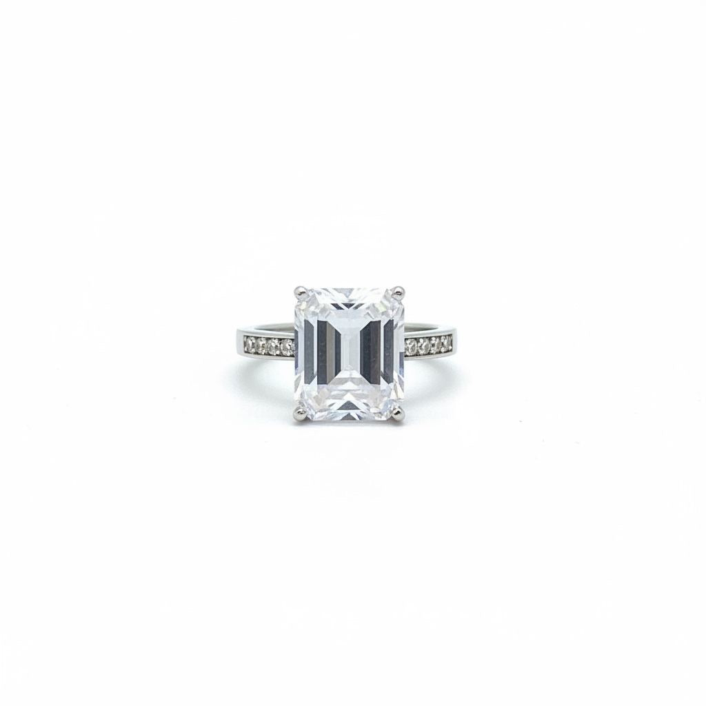 Anillo Solitario Talla 8