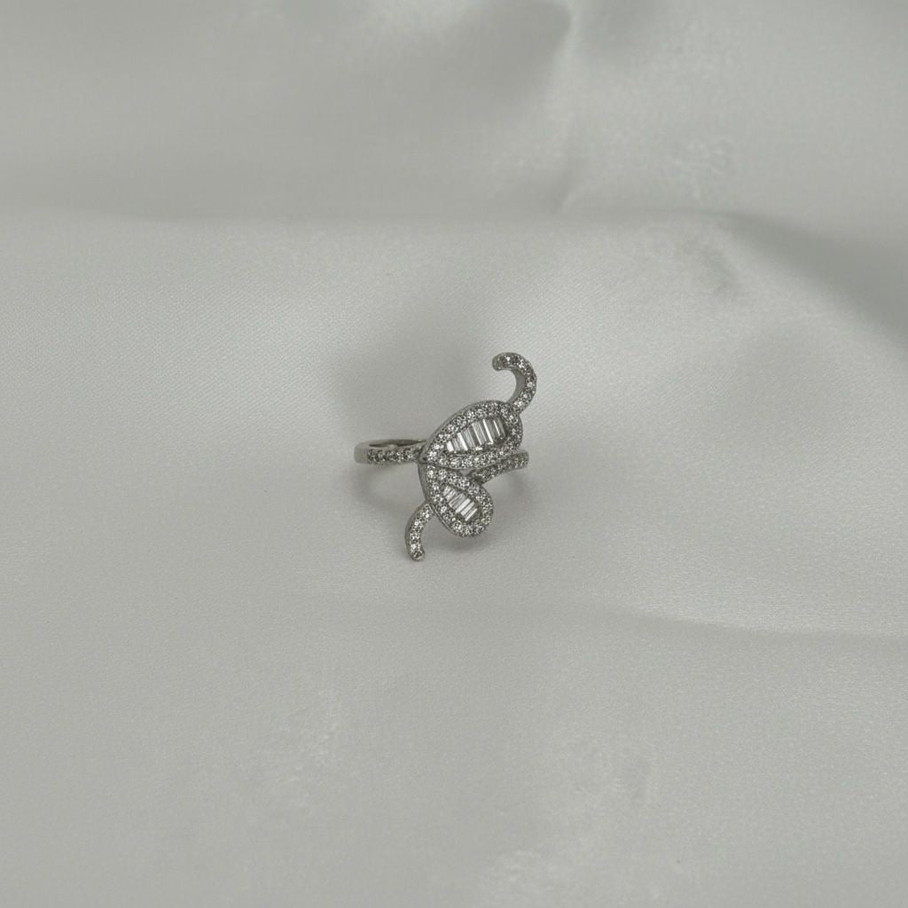 Anillo Pétalos Flor  Talla 9