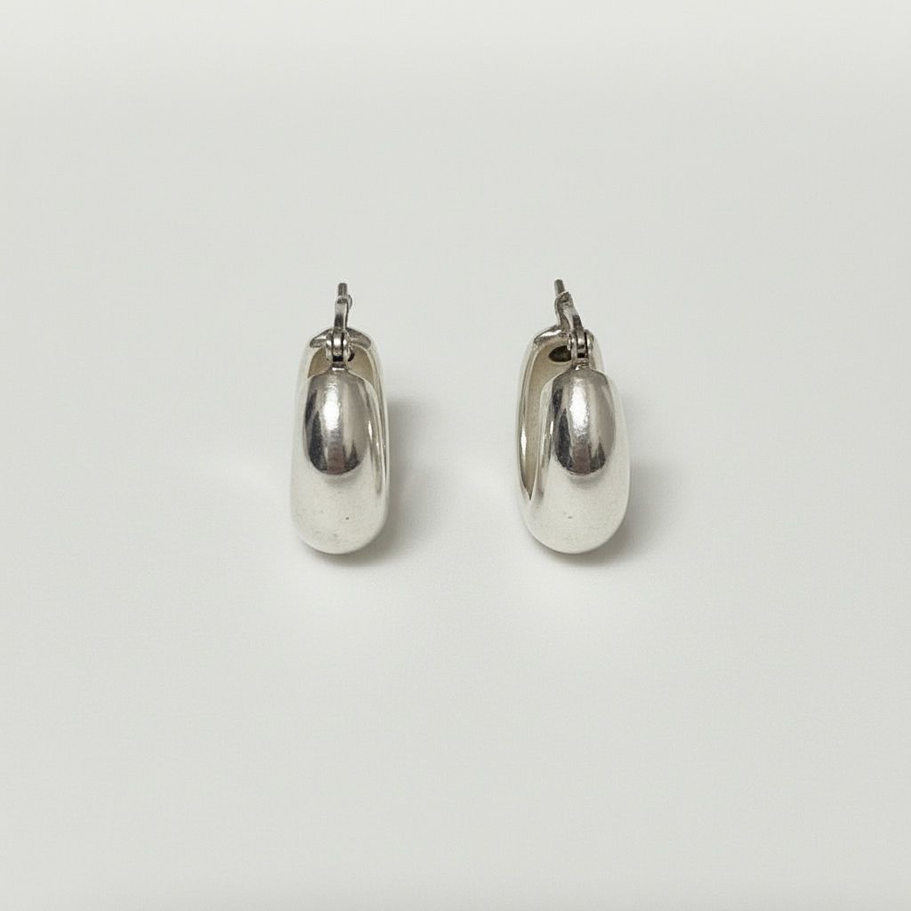 Argollas Chunky Lisas 2x2cm