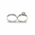 Set Dúo Compromiso Argollas  Talla 9