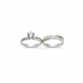 2 Anillos Solitario Talla 7.5
