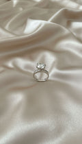 Anillo Solitario Oval Talla 6