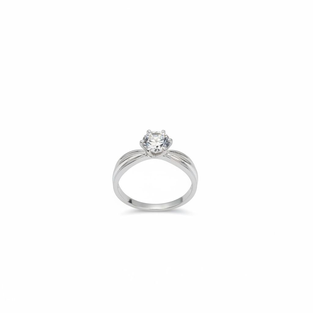 Anillo Solitario Talla 8