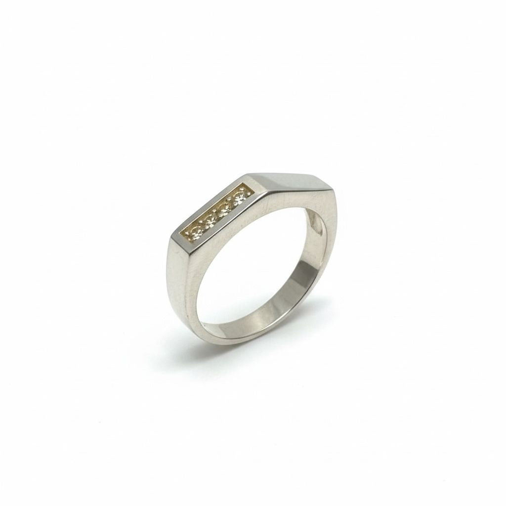 Anillo Sello Rectangular Talla 12