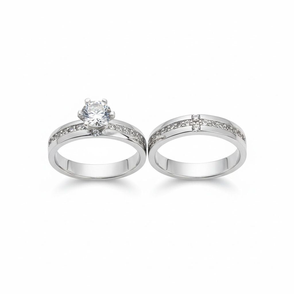 Set de Argollas de Compromiso Talla 6