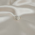 Anillo Girasol Sello Redondo Pavé Pétalos Relieve Talla 8.5