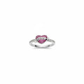 Anillo Corazón LOVE Pavé Rosa Flecha Talla 7