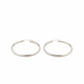 Argollas Diamantadas Diagonales 4cm