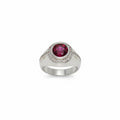 Anillo Sello Hombre Rubí Talla 8 y 11