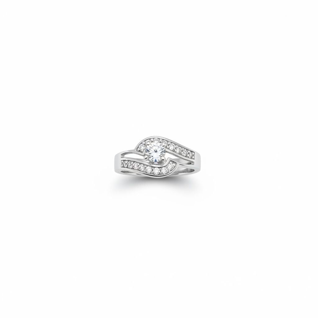 Anillo Solitario Talla 8