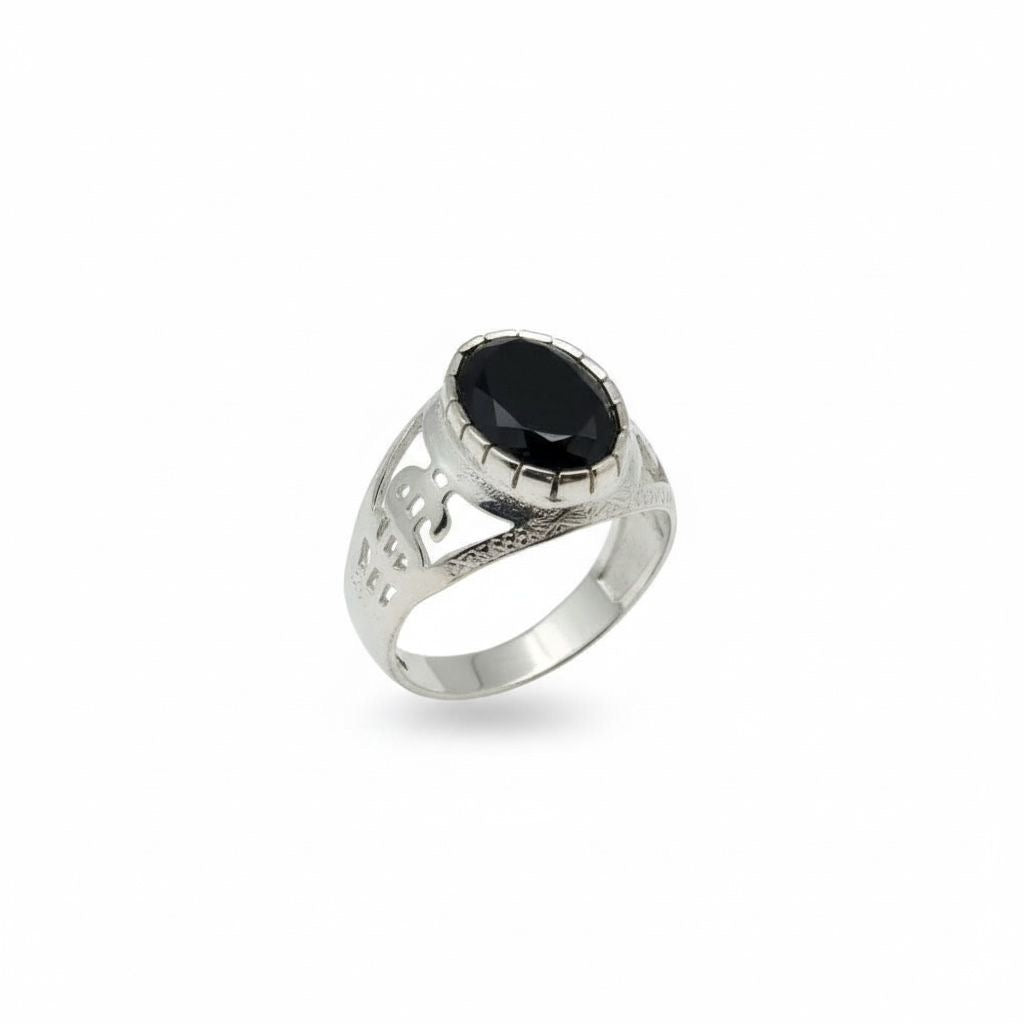 Anillo Sello Hombre Ónix Talla 10.5