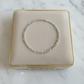 Pulsera Figaro Fina 8 pulgadas