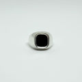 Anillo Sello Masculino Ónix Negro Talla 11