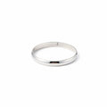 Anillo Banda Convexa Lisa Pulido Talla 13
