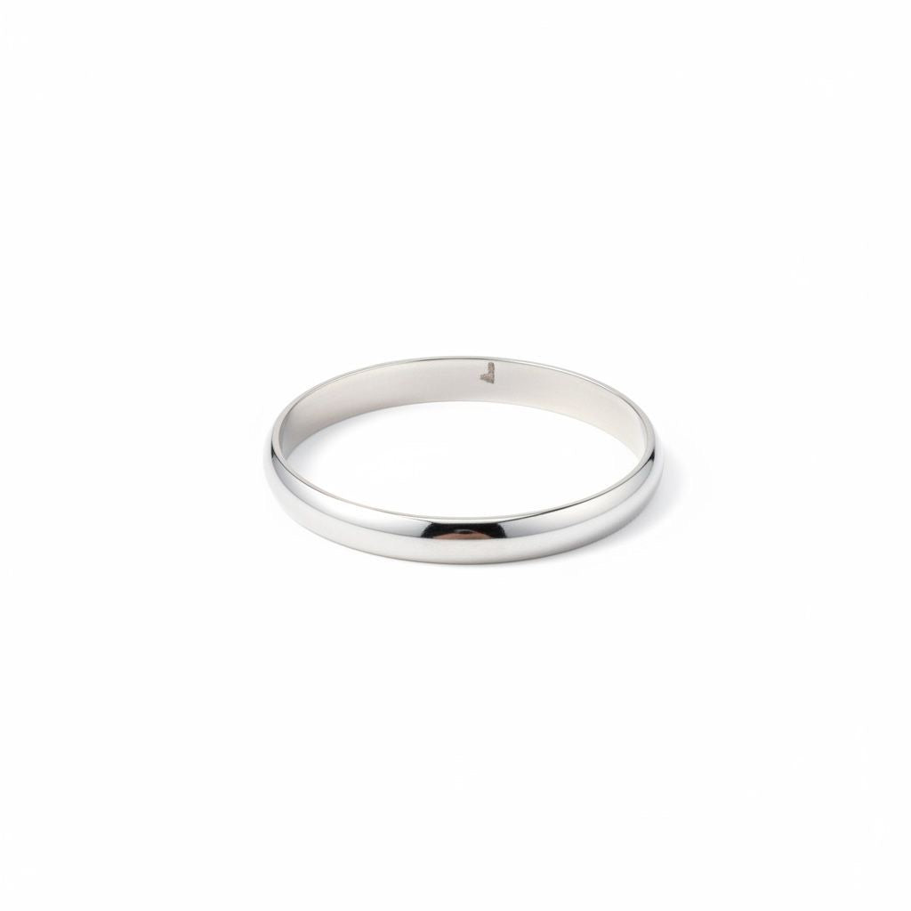 Anillo Banda Convexa Lisa Pulido Talla 13