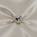 Anillo Flor Calabaza Esculpida Pulida Talla 8