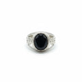 Anillo Sello Hombre Ónix Talla 10.5