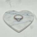 Anillo Solitario Arcoíris Pavé Talla 7