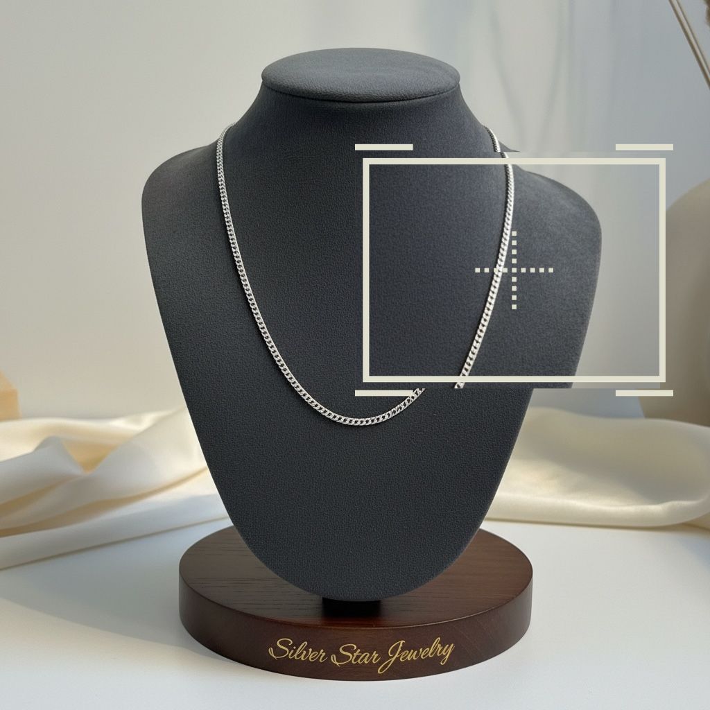 Cadena Curb Fina 4mm